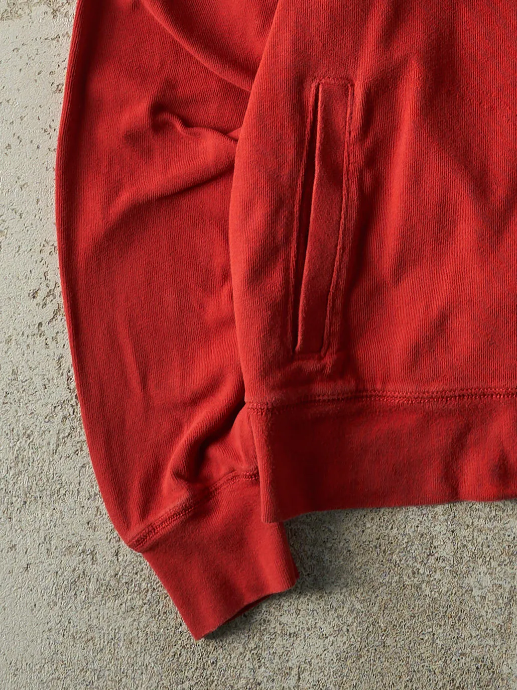Vintage Y2K Red Embroidered Polo Ralph Lauren Zip Up Sweater (L) sold by Rebalance Vintage product image thumbnail 3