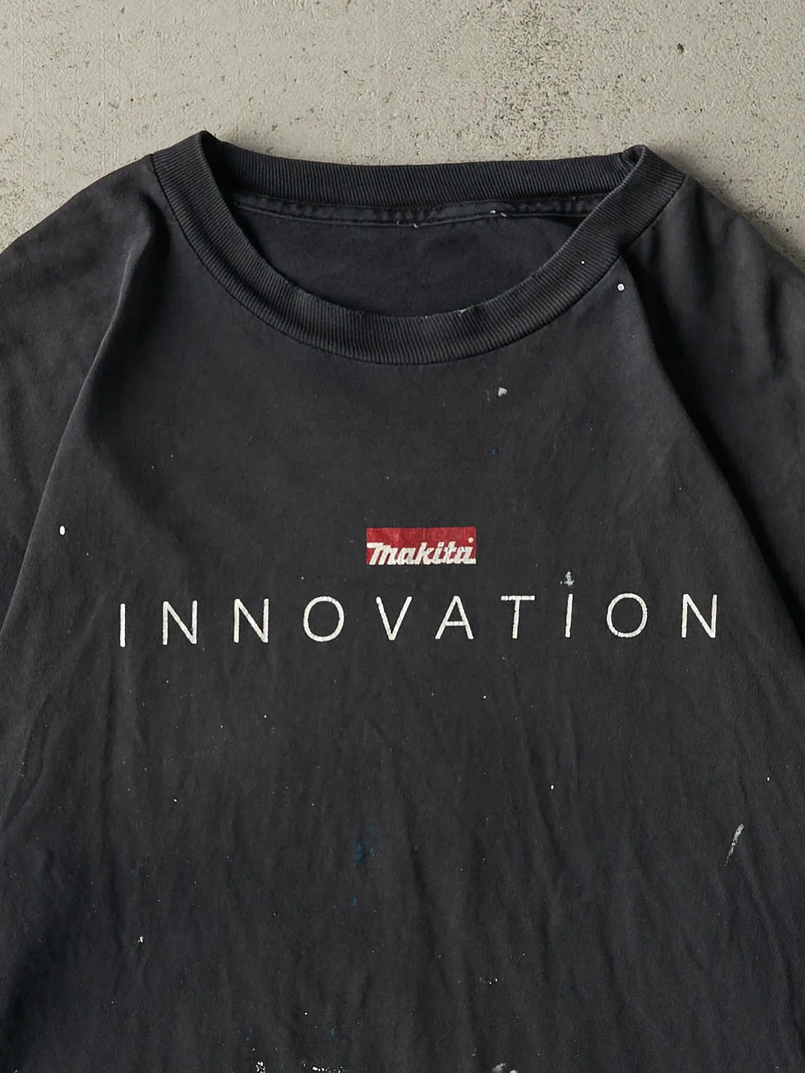 Vintage Y2K Faded Black Makita Tools Tee (XL) sold by Rebalance Vintage product image thumbnail 3