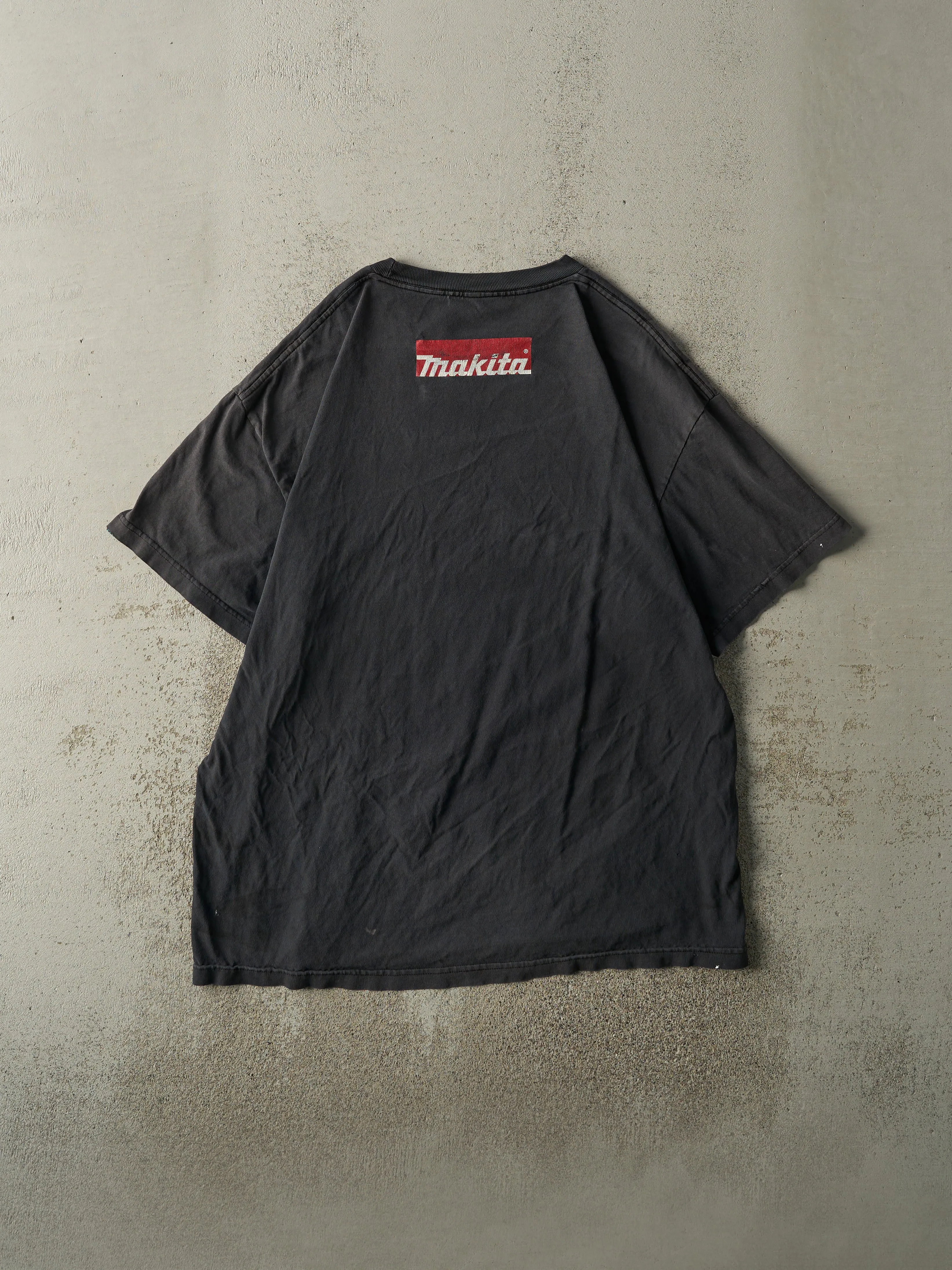 Vintage Y2K Faded Black Makita Tools Tee (XL) sold by Rebalance Vintage product image thumbnail 2