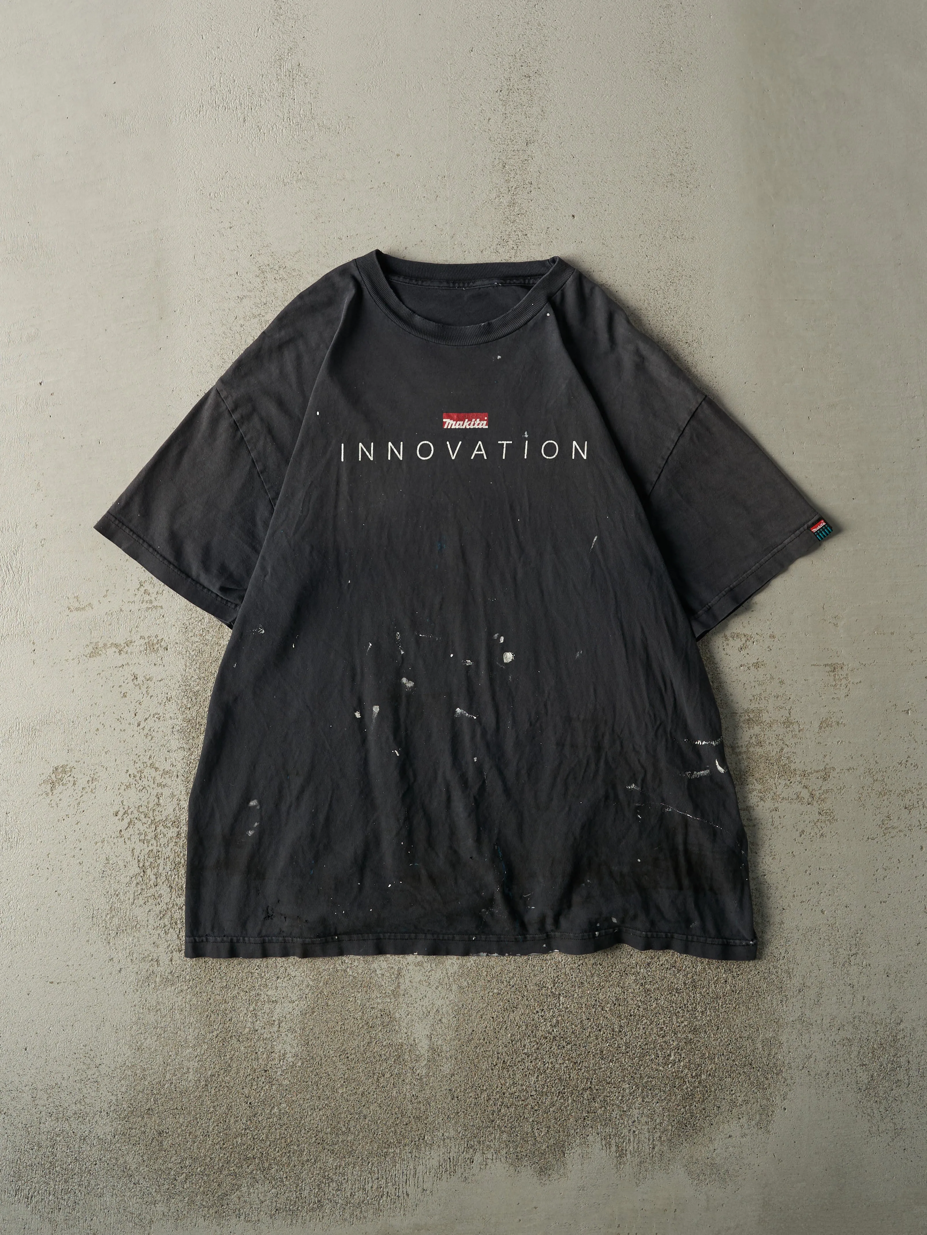 Vintage Y2K Faded Black Makita Tools Tee (XL) sold by Rebalance Vintage