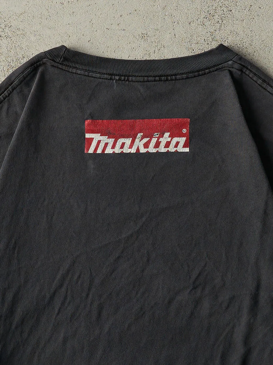 Vintage Y2K Faded Black Makita Tools Tee (XL) sold by Rebalance Vintage product image thumbnail 4