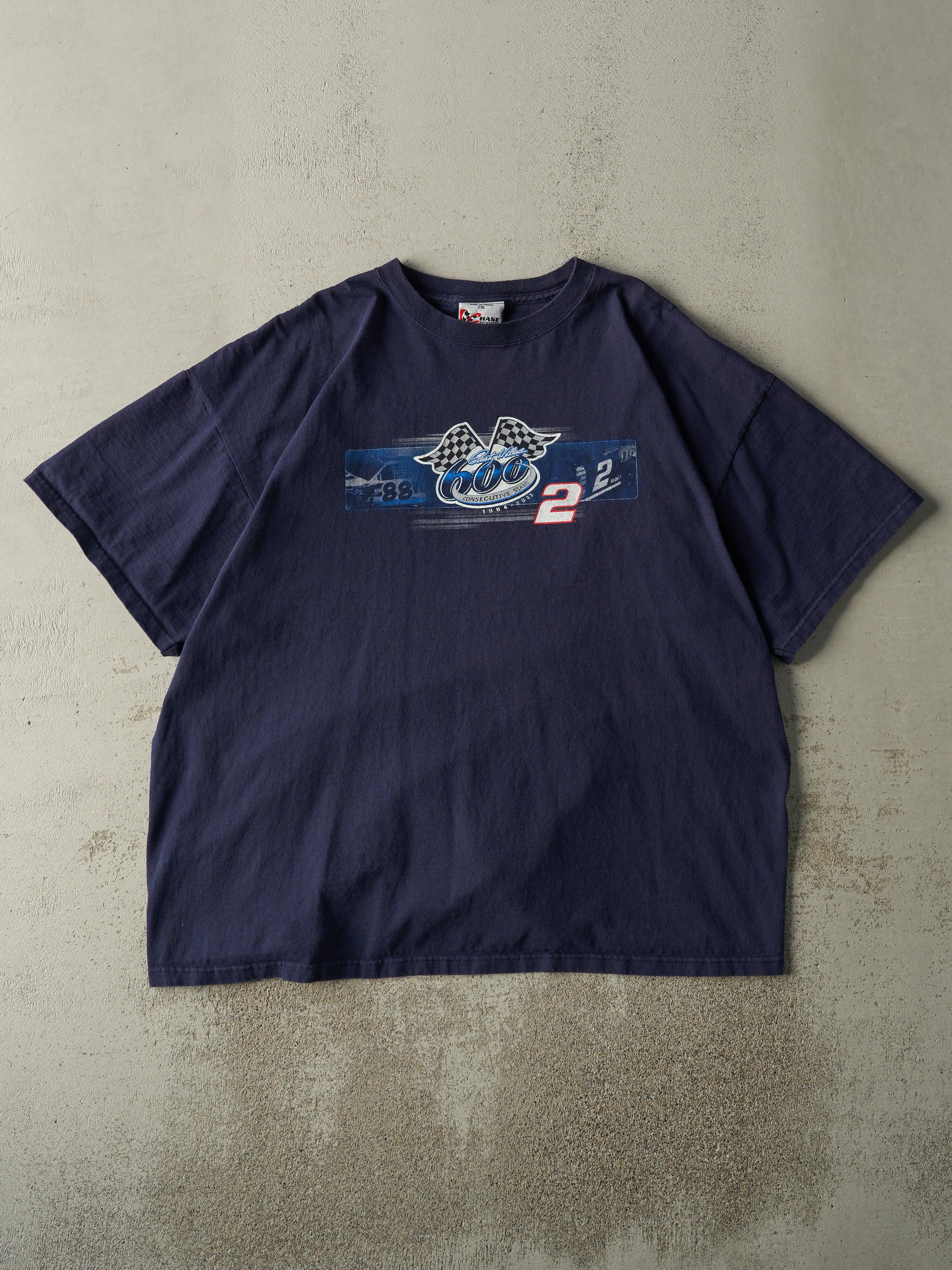 Vintage 03' Navy Blue Rusty Wallace Nascar Racing Tee (XL) sold by Rebalance Vintage
