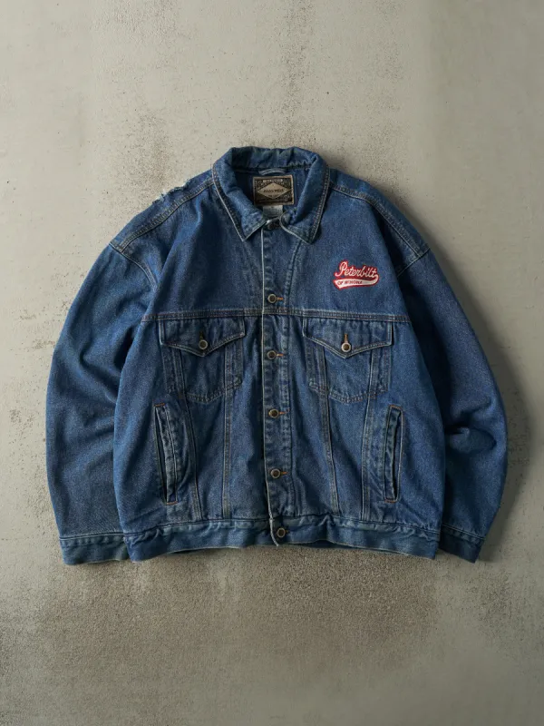 WOMEN) DANIEL HALF CUT-OUT DENIM JACKET awa605w(BLUE) | Parallel
