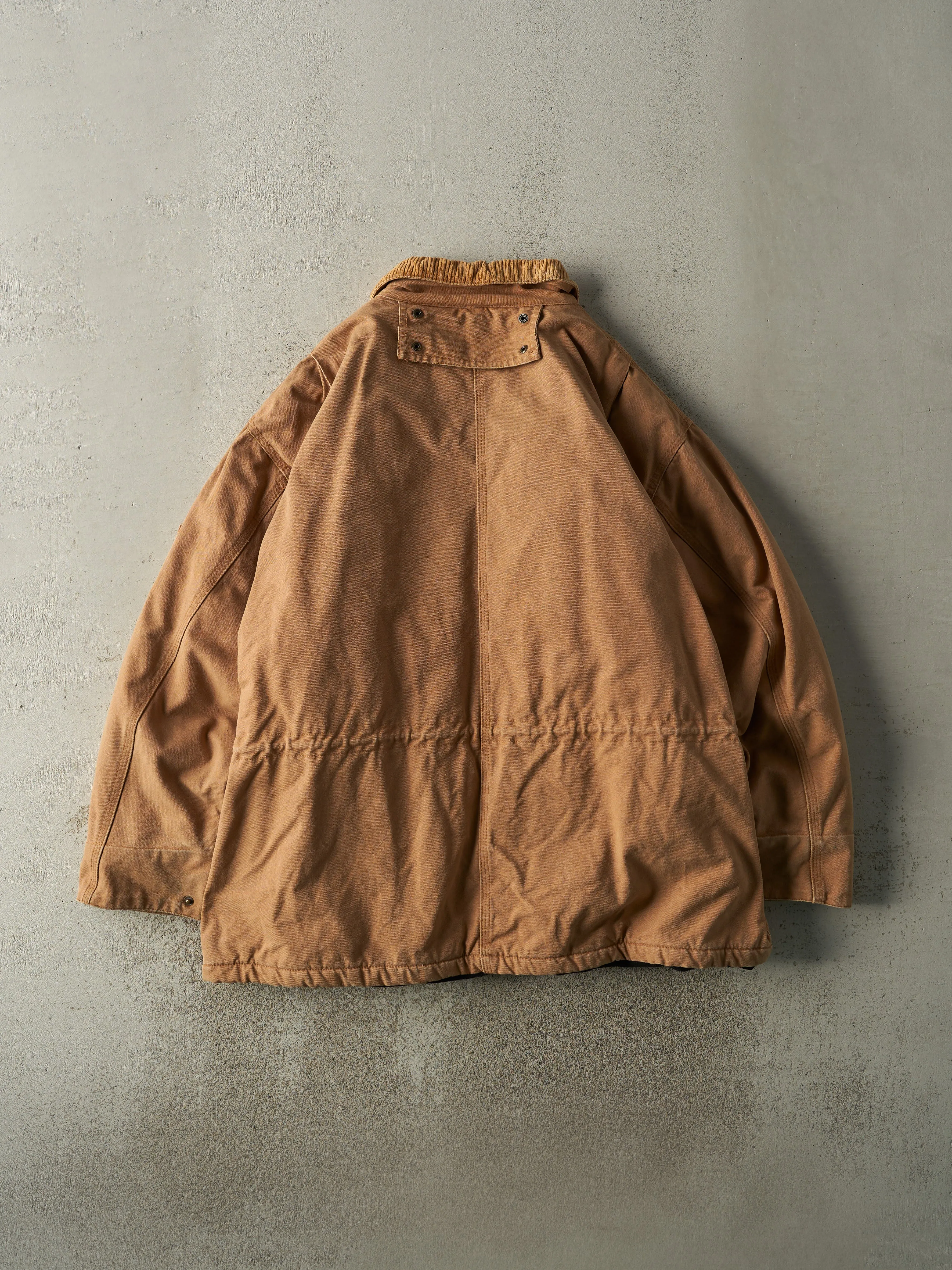 Vintage 90s Beige Chore Workwear Jacket (XL) sold by Rebalance Vintage product image thumbnail 2