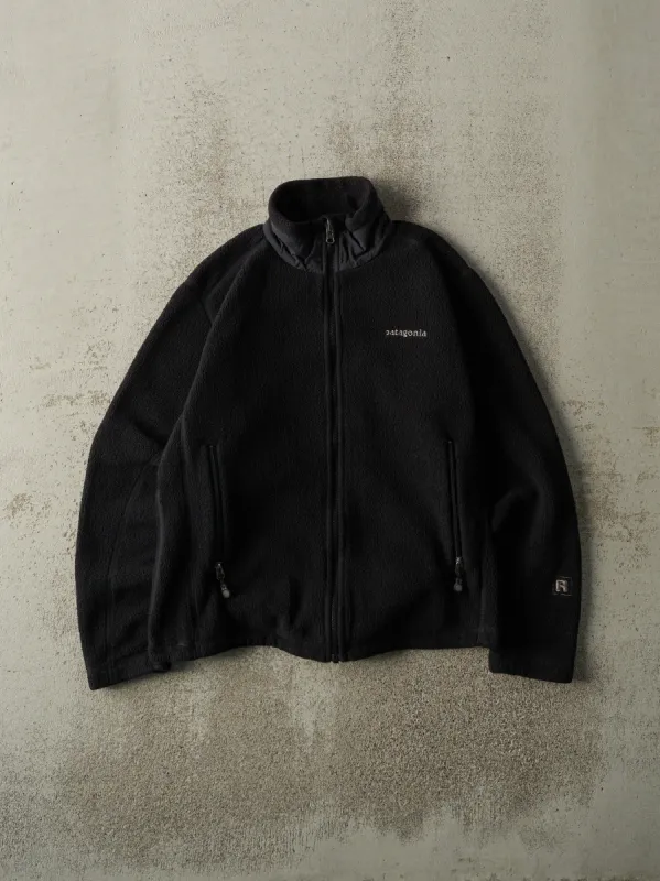 Vintage Y2K Black Patagonia Zip Up Fleece Jacket (S) sold by Rebalance Vintage