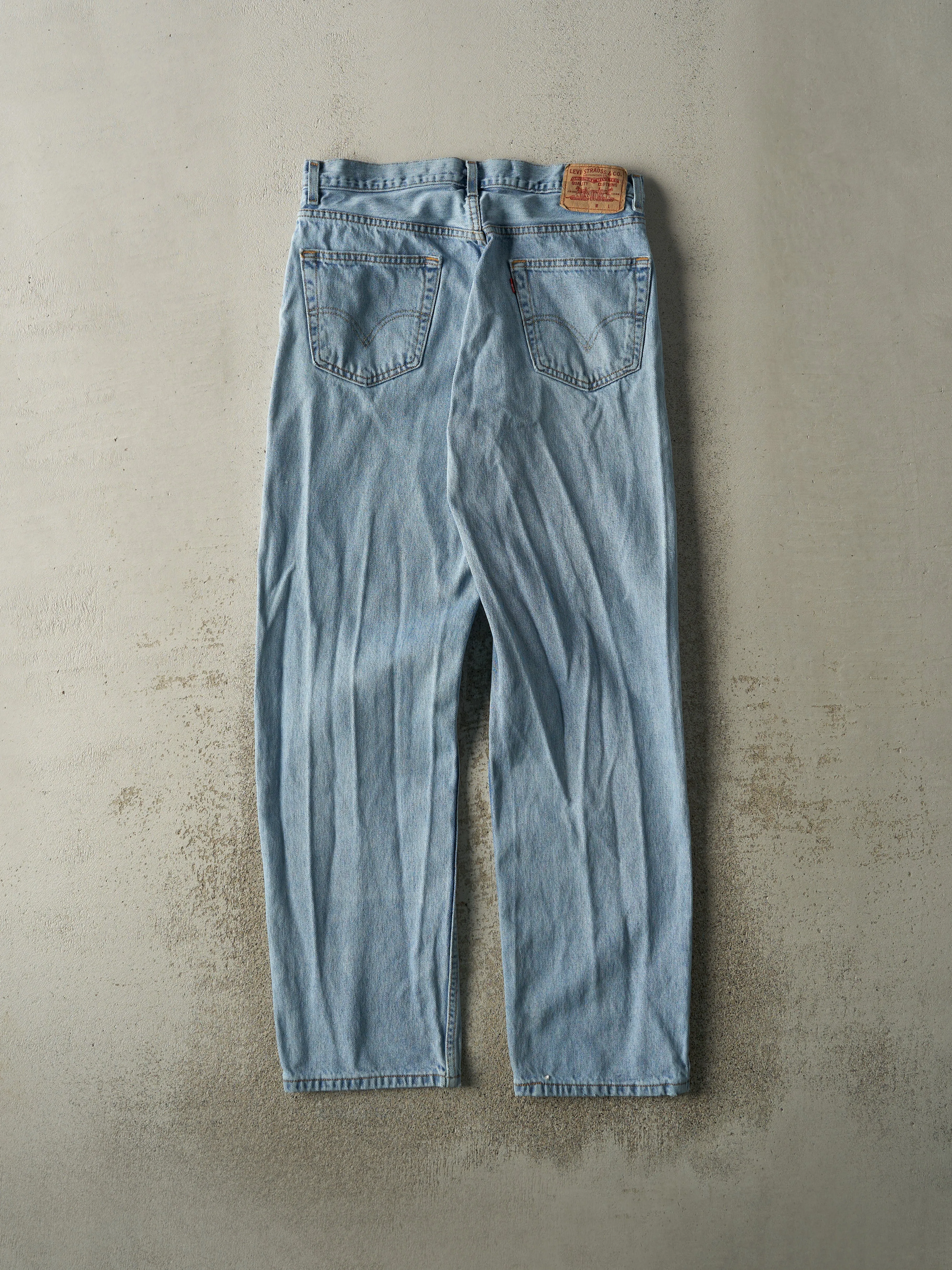 Vintage Y2K Light Wash Levi's 550 Jeans (34x33) sold by Rebalance Vintage product image thumbnail 3