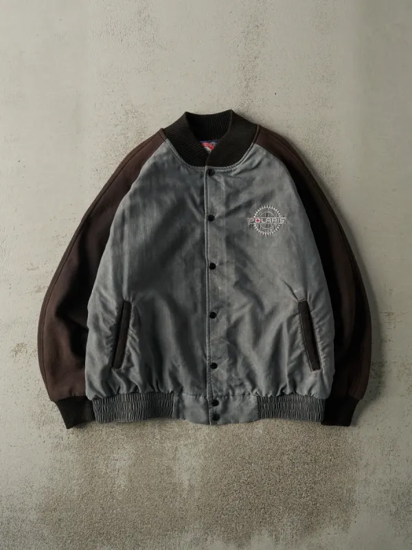 Vintage 90s Grey & Black Polaris Bomber Style Jacket (XL/XXL) sold by Rebalance Vintage