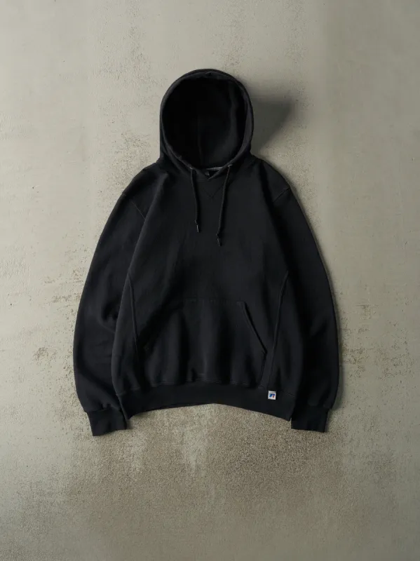 Vintage Y2K Black Russell Athletics Blank Hoodie (M) sold by Rebalance Vintage