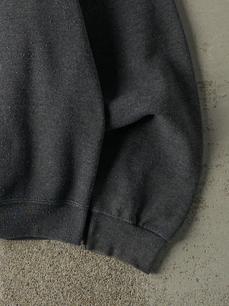 Vintage Y2K Charcoal Grey Blank Crewneck (M/L) sold by Rebalance Vintage product image thumbnail 3