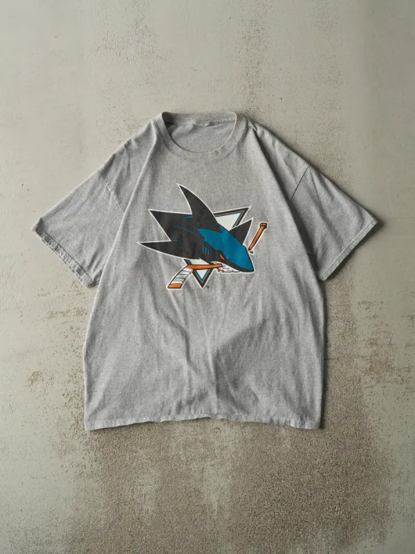 Vintage Y2K Grey San Jose Sharks Tee (M/L) sold by Rebalance Vintage