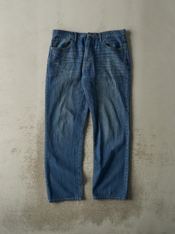 Vintage Y2K Dark Wash Gap Straight Fit Jeans (36x31) sold by Rebalance Vintage