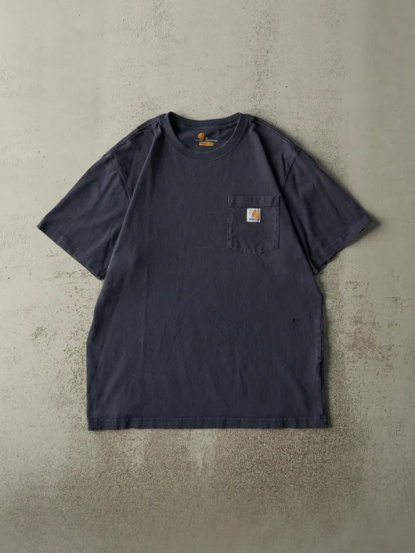 Vintage Y2K Navy Blue Carhartt Pocket Tee (M/L) sold by Rebalance Vintage