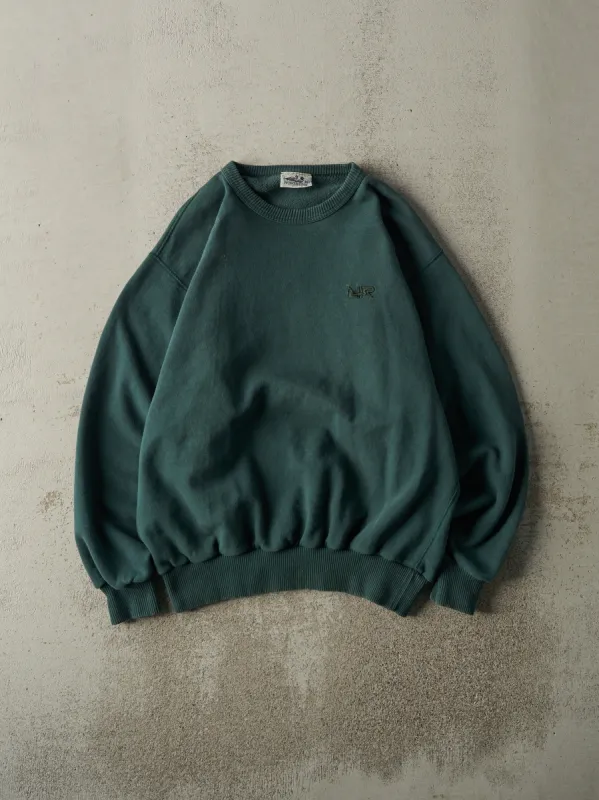 Vintage 90s Green Embroidered Northern Reflections Crewneck (M/L) sold by Rebalance Vintage