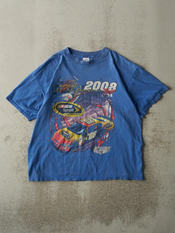 Vintage 08' Faded Blue Nascar Sprint Cup Series Tee (M) sold by Rebalance Vintage