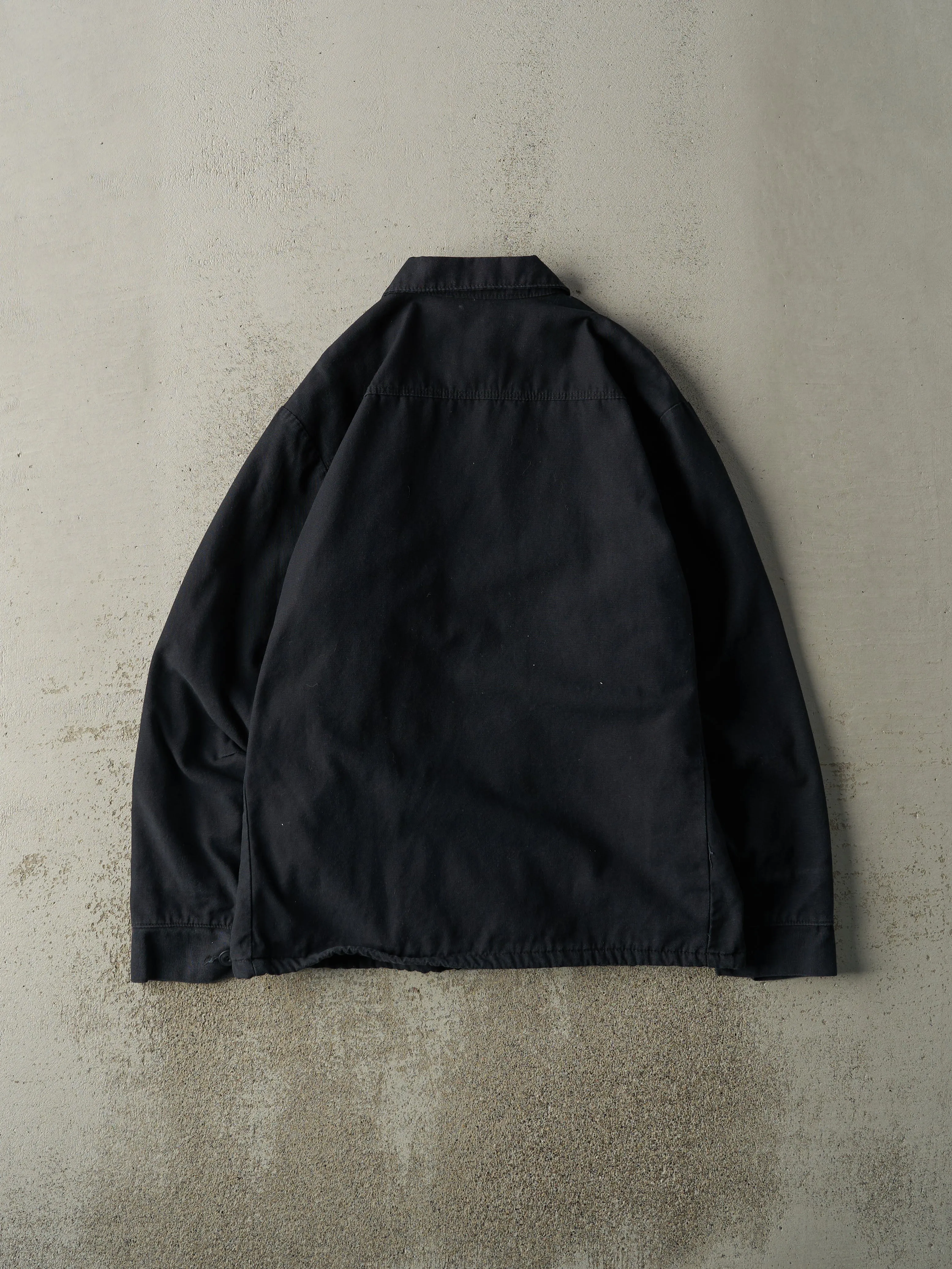 Vintage Y2K Faded Black Dickies Fleece Lined Work Jacket (S) sold by Rebalance Vintage product image thumbnail 2
