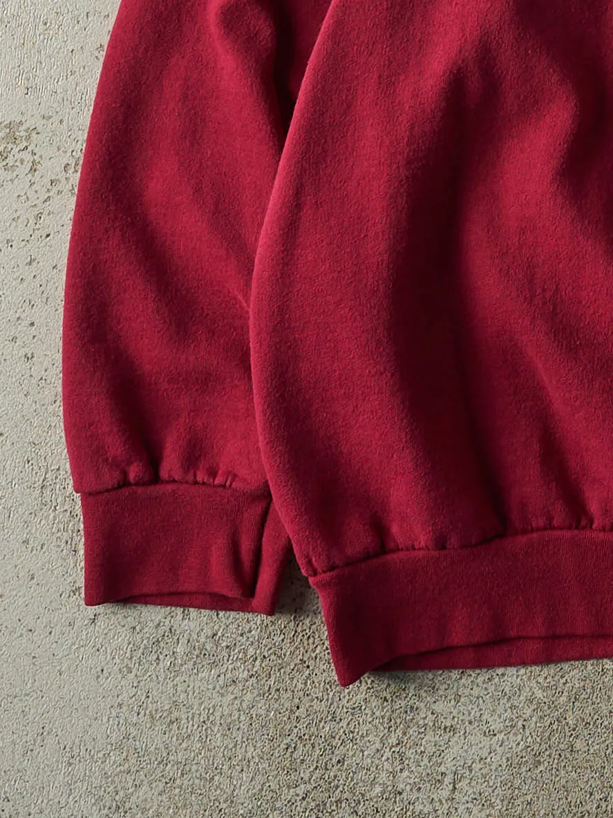 Vintage 90s Burgundy Muskoka Canada Boxy Crewneck (L/XL) sold by Rebalance Vintage product image thumbnail 3