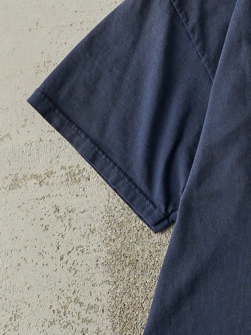 Vintage Y2K Navy Blue Boston Tee (M) sold by Rebalance Vintage product image thumbnail 3