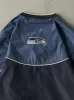 Vintage Y2K Blue Seattle Seahawks Pullover Windbreaker Jacket (XXL) sold by Rebalance Vintage