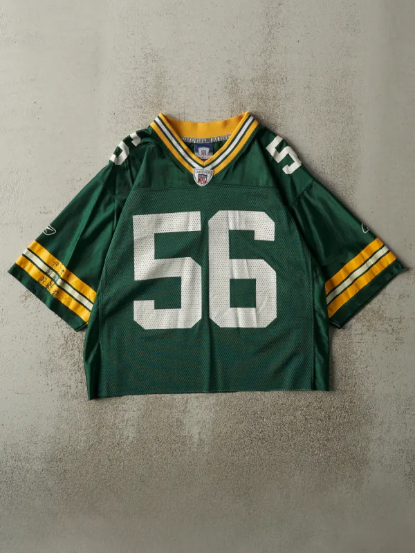 Vintage Y2K Green Green Bay Packers #56 Barnett Cropped Jersey (M) sold by Rebalance Vintage
