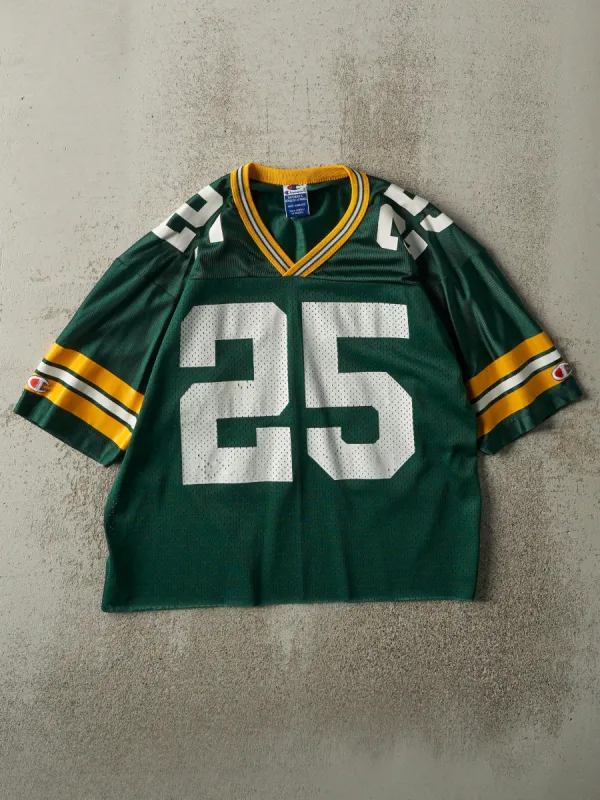 Vintage 90s Green Green Bay Packers #25 Levens Cropped Jersey (M) sold by Rebalance Vintage