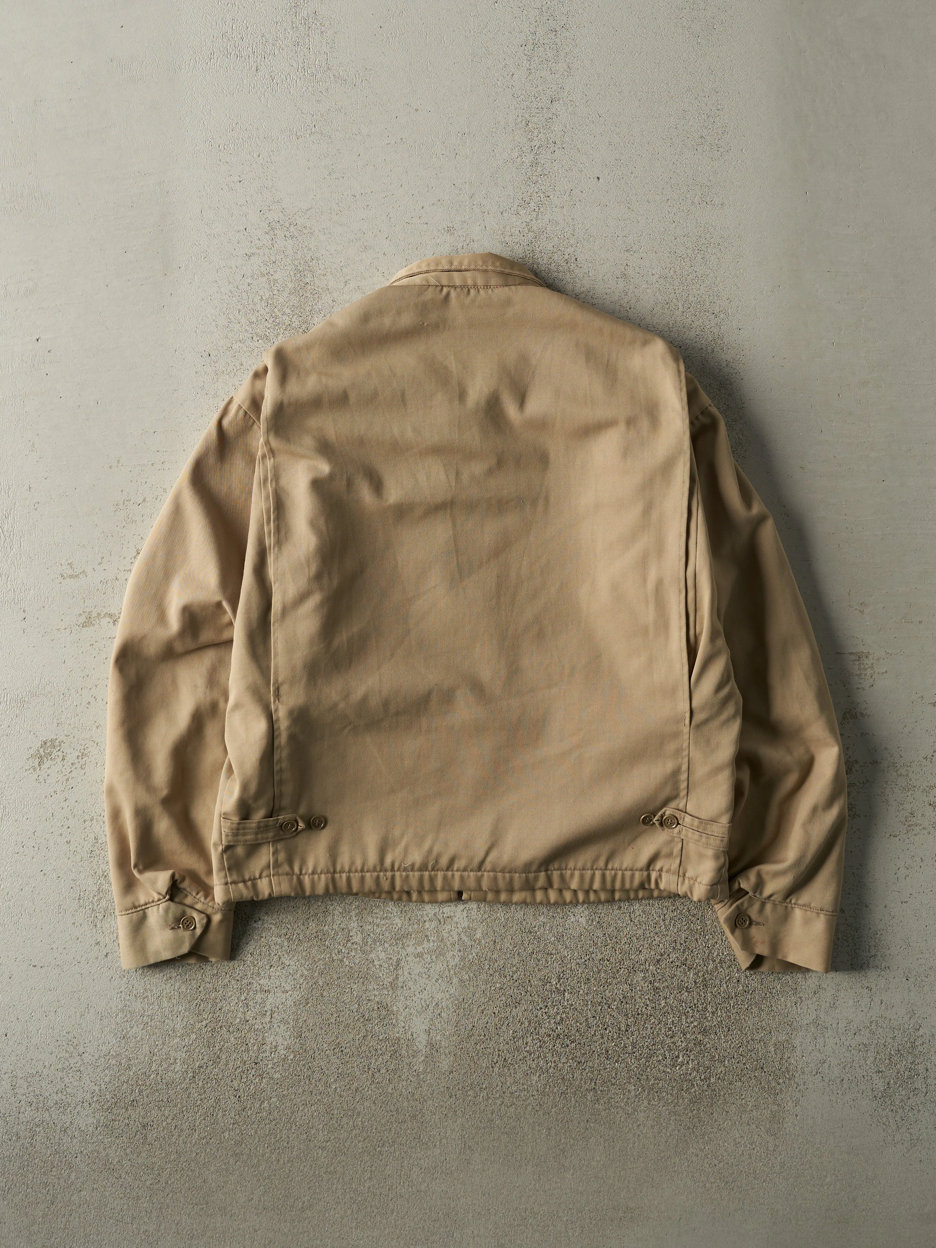 Vintage 90s Beige Fleece Lined Work Jacket (L) sold by Rebalance Vintage product image thumbnail 3