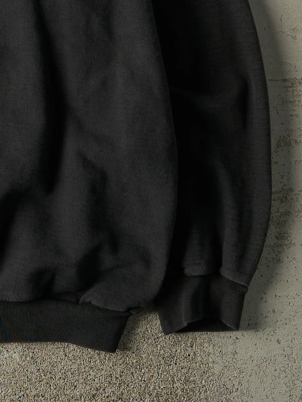 Vintage 90s Black Blank Crewneck (L/XL) sold by Rebalance Vintage product image thumbnail 3