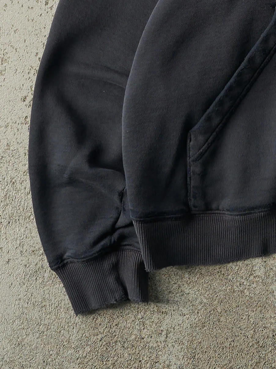 Vintage Y2K Faded Black Embroidered Adidas Hoodie (M) sold by Rebalance Vintage product image thumbnail 3