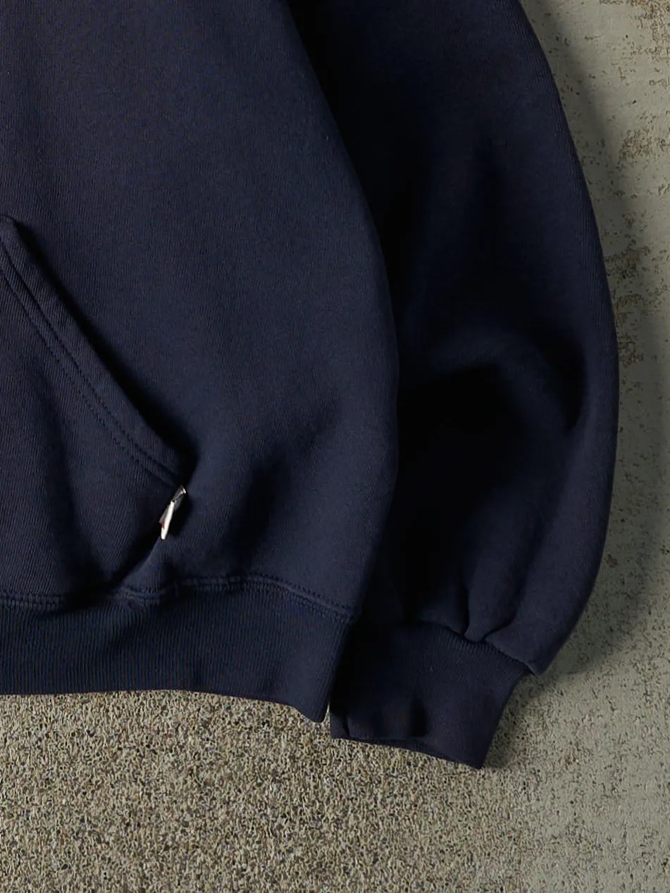 Vintage Y2K Navy Blue Mountaineers Softball Russell Athletic Hoodie (L) sold by Rebalance Vintage product image thumbnail 3