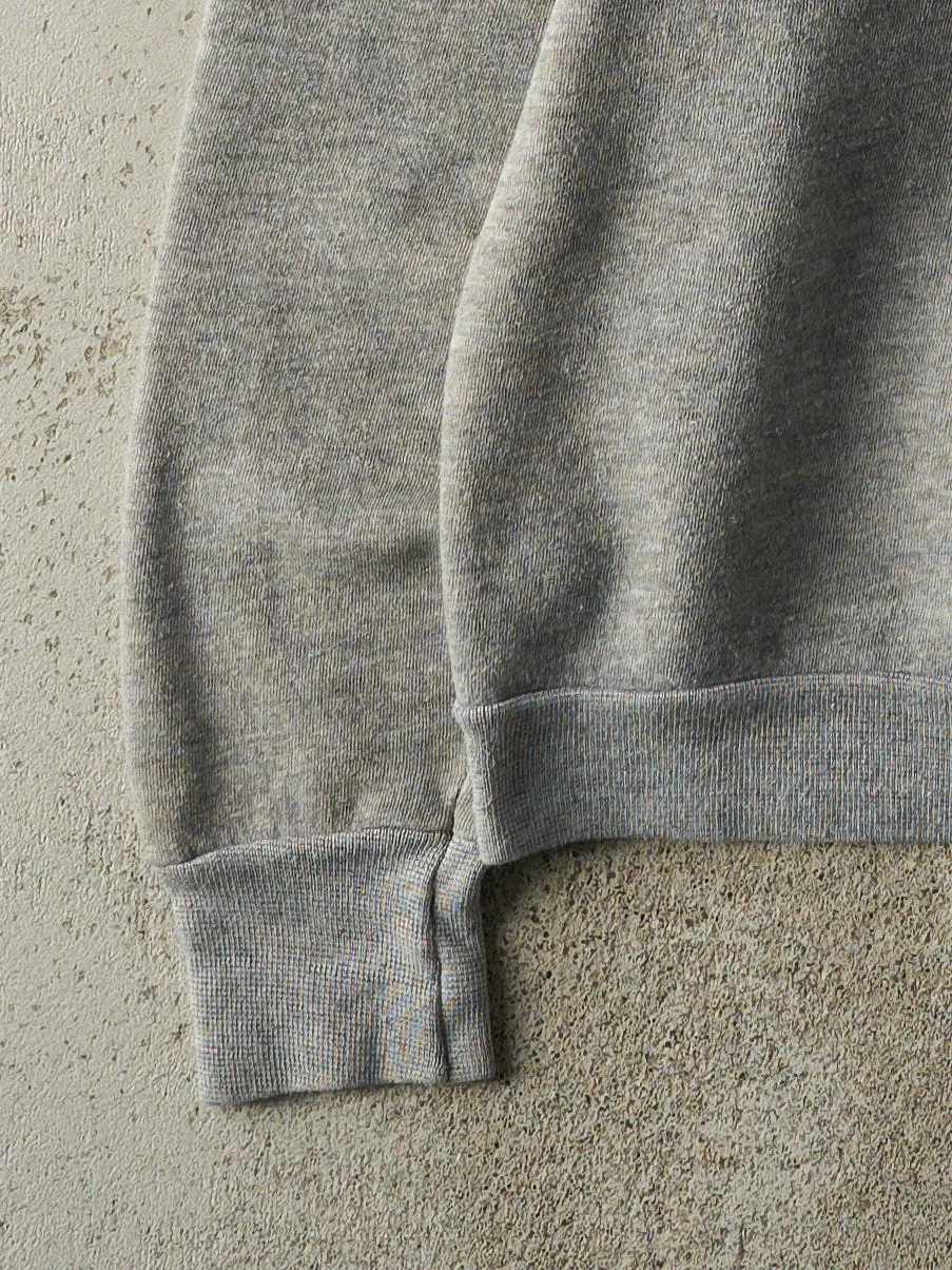 Vintage 80s Grey Blank Crewneck (M) sold by Rebalance Vintage product image thumbnail 3