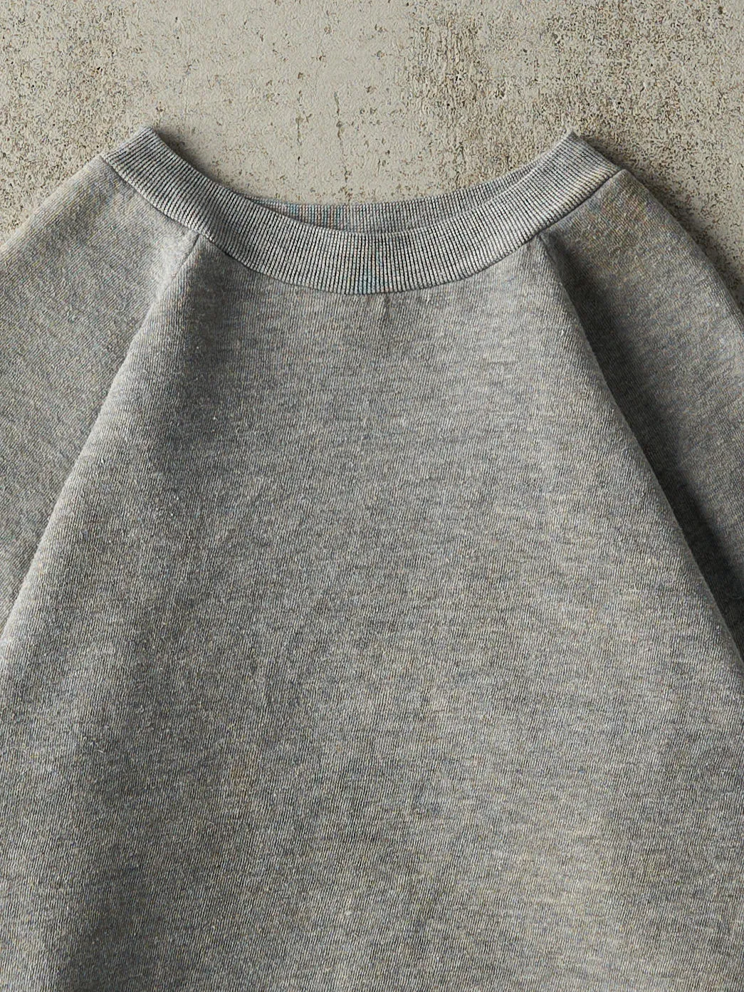 Vintage 80s Grey Blank Crewneck (M) sold by Rebalance Vintage product image thumbnail 2