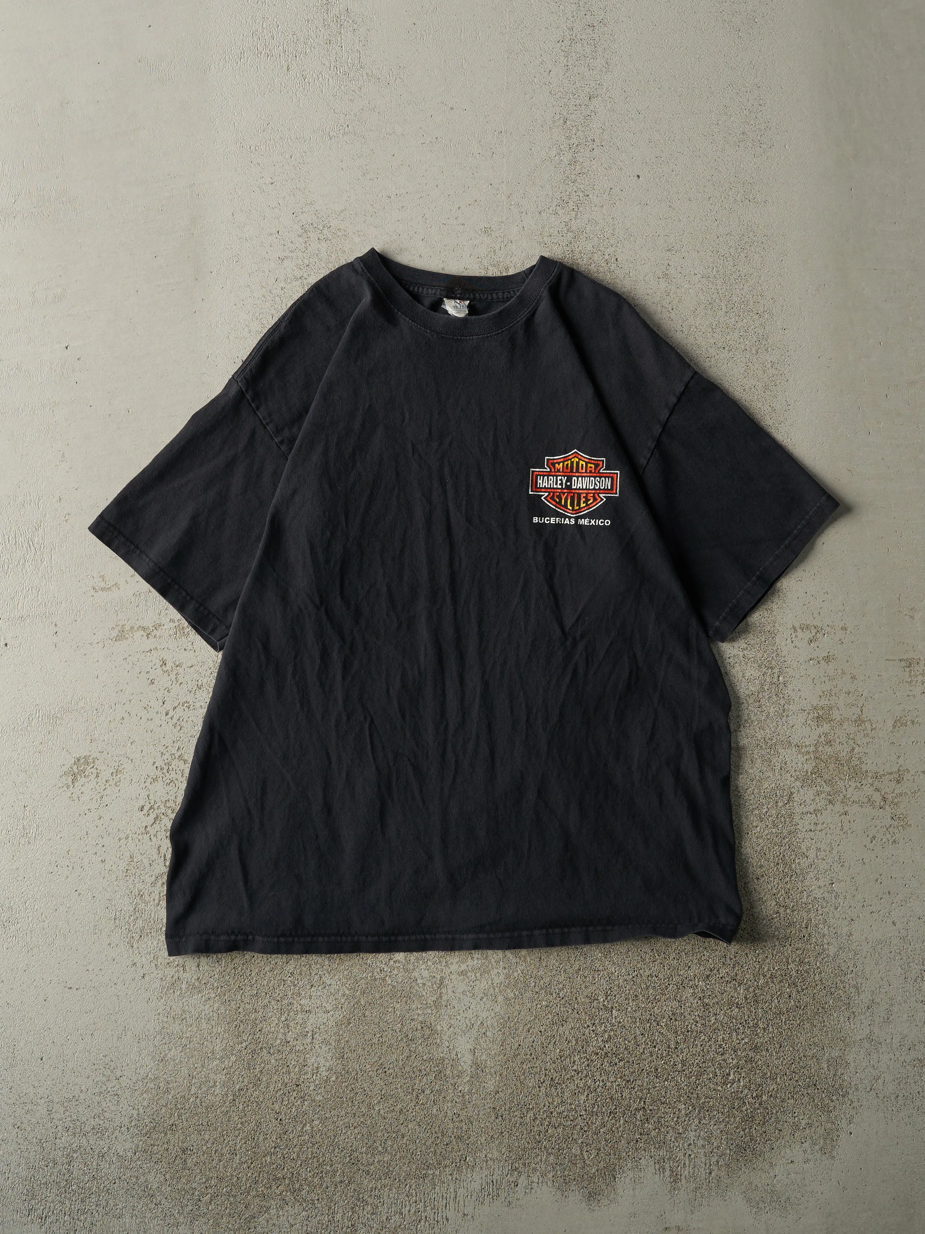 Vintage Y2K Black Mexico Harley Davidson Tee (L) sold by Rebalance Vintage product image thumbnail 2