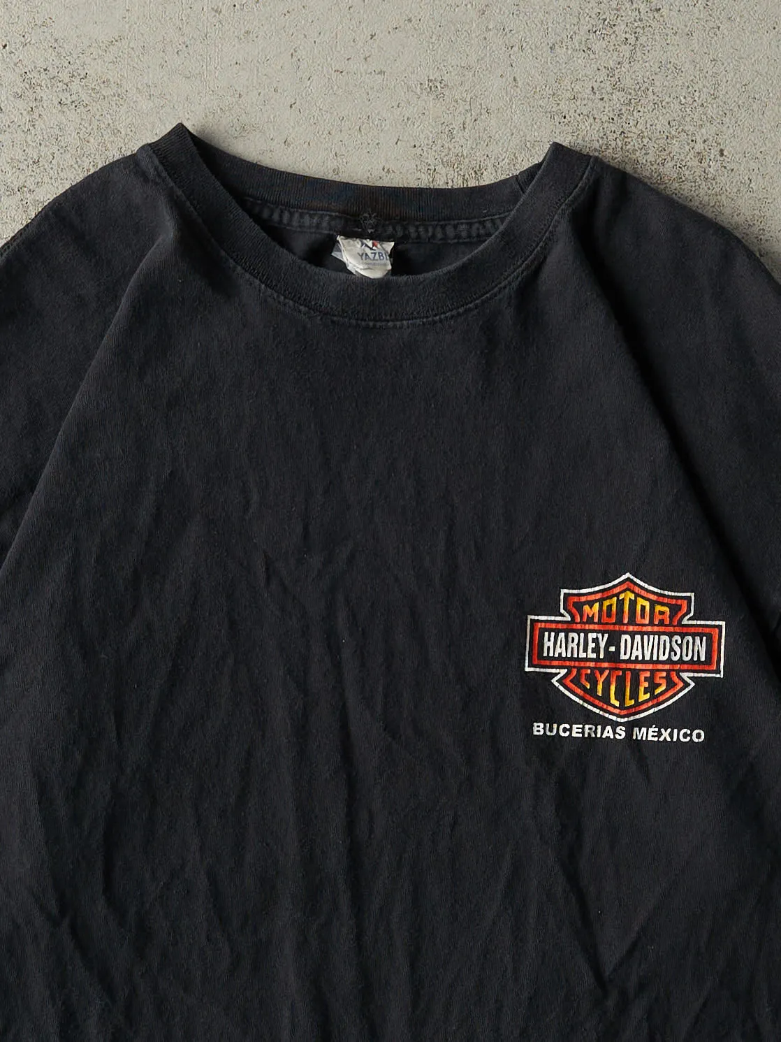 Vintage Y2K Black Mexico Harley Davidson Tee (L) sold by Rebalance Vintage product image thumbnail 3