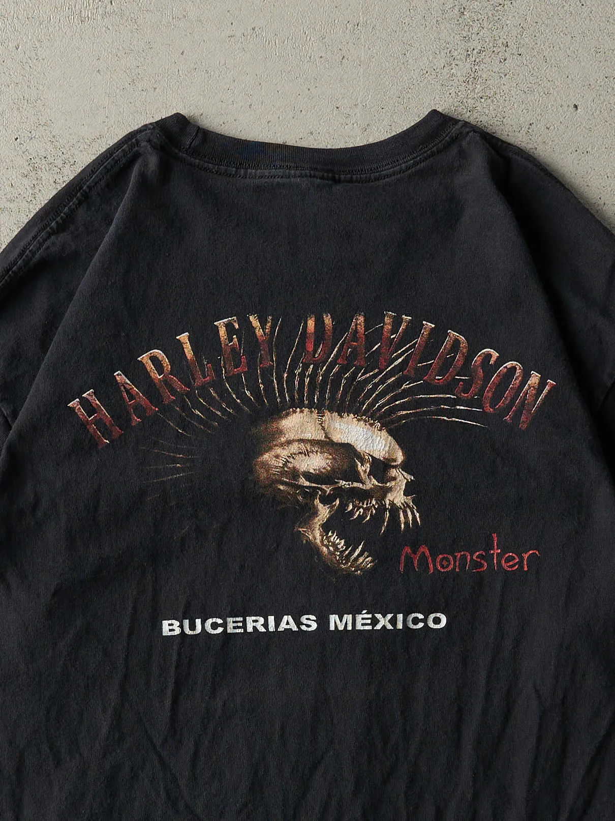 Vintage Y2K Black Mexico Harley Davidson Tee (L) sold by Rebalance Vintage product image thumbnail 4