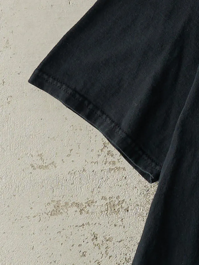 Vintage Y2K Black Rated R Slogan Tee (L/XL) sold by Rebalance Vintage product image thumbnail 3