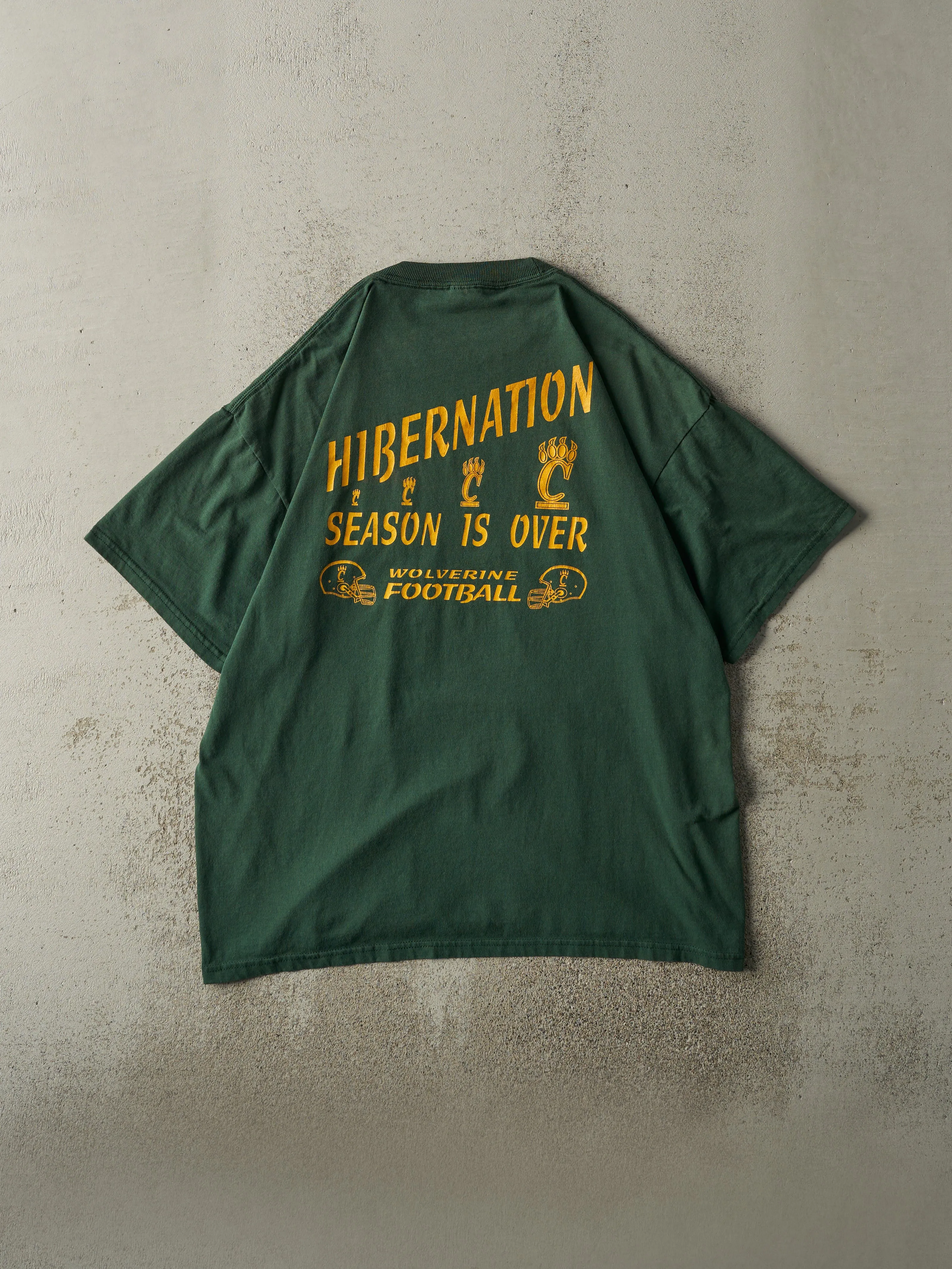 Vintage Y2K Green G.W. Carver Wolverine Football Tee (XL/XXL) sold by Rebalance Vintage product image thumbnail 2