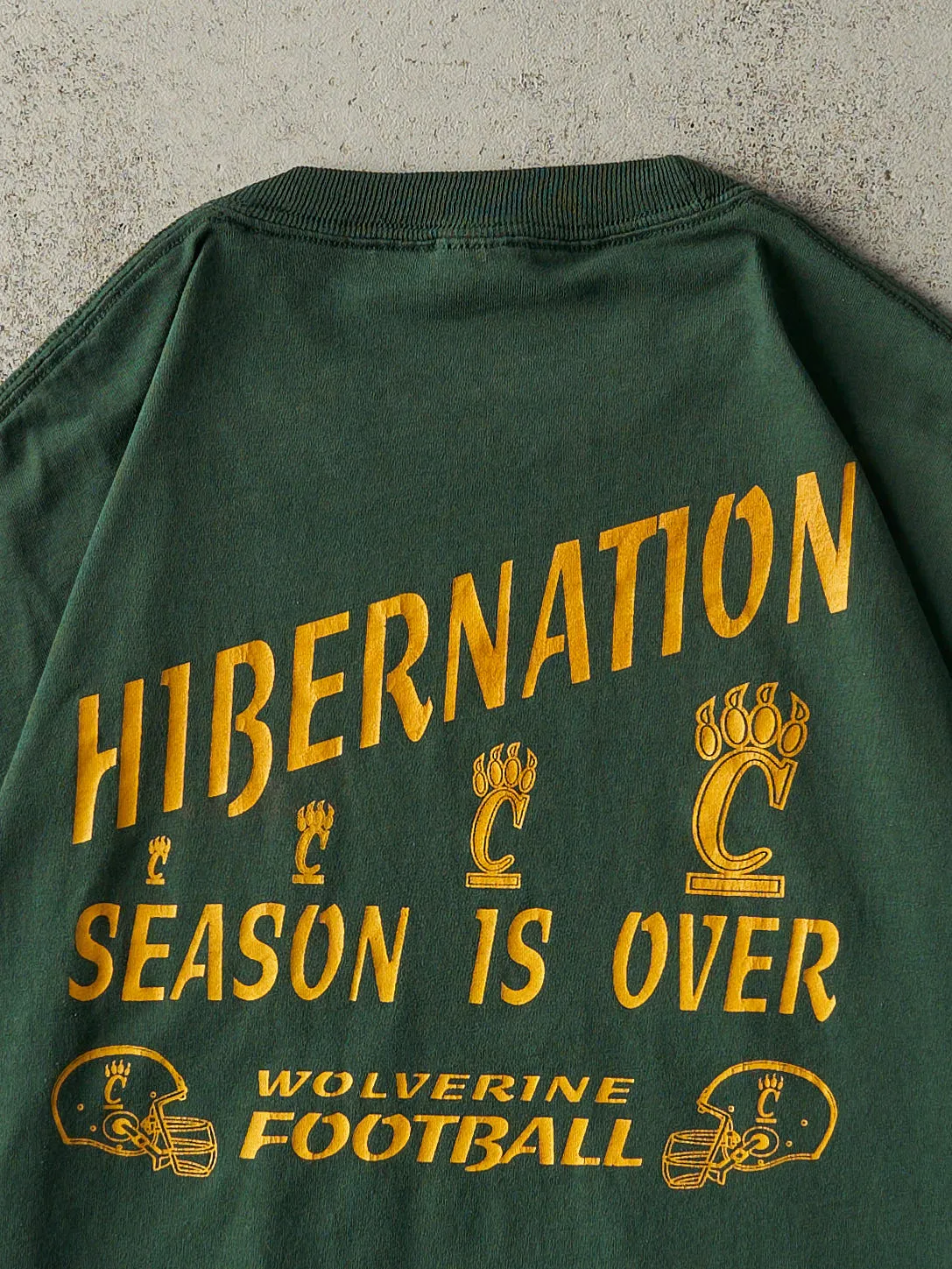 Vintage Y2K Green G.W. Carver Wolverine Football Tee (XL/XXL) sold by Rebalance Vintage product image thumbnail 4
