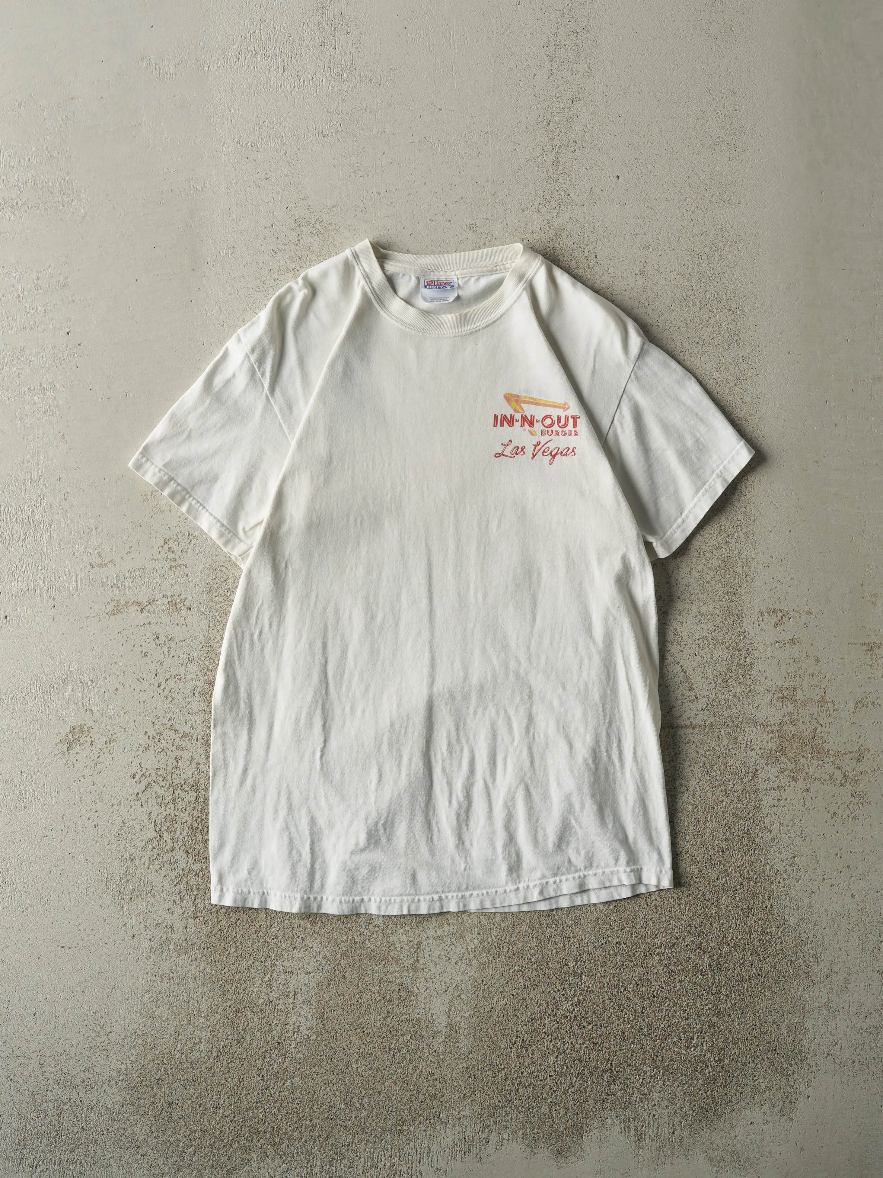 Vintage 02' White In-N-Out Burger Las Vegas Tee (S) sold by Rebalance Vintage product image thumbnail 2