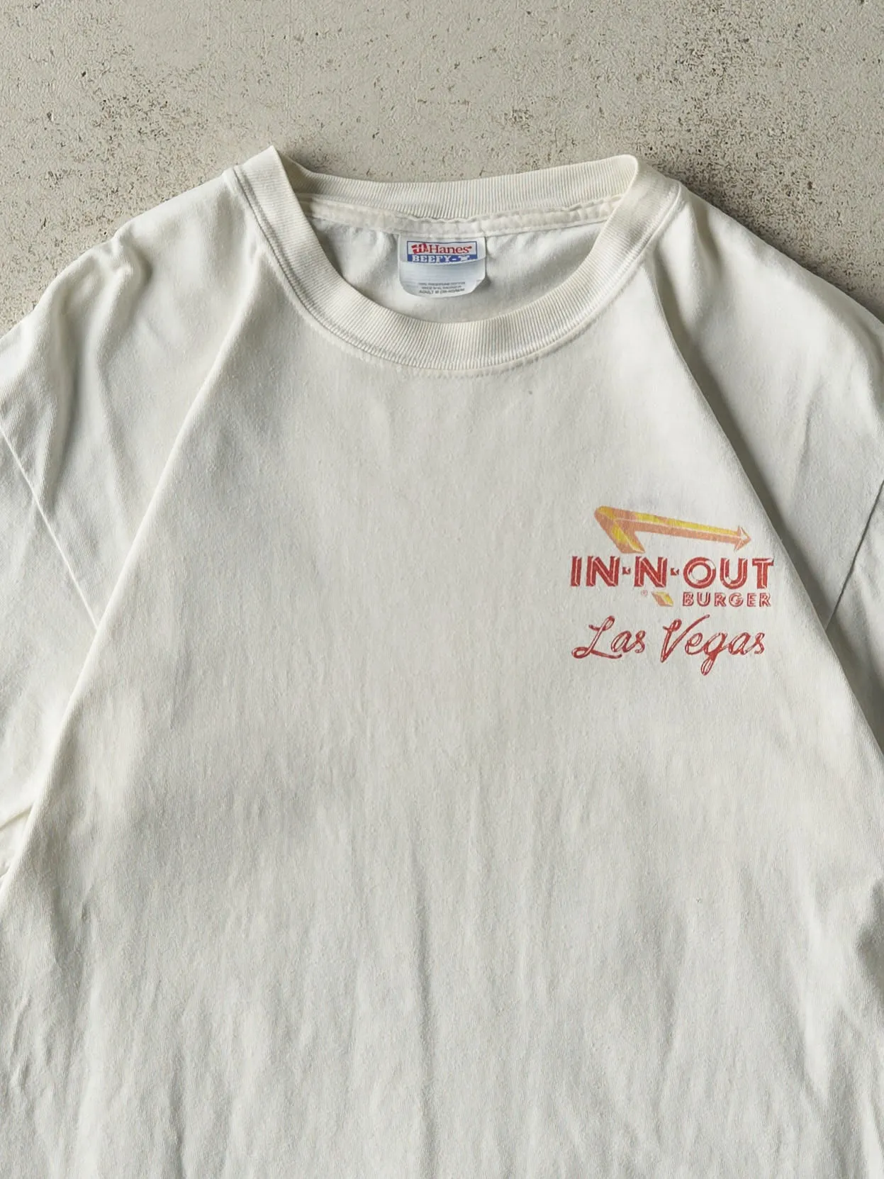 Vintage 02' White In-N-Out Burger Las Vegas Tee (S) sold by Rebalance Vintage product image thumbnail 3