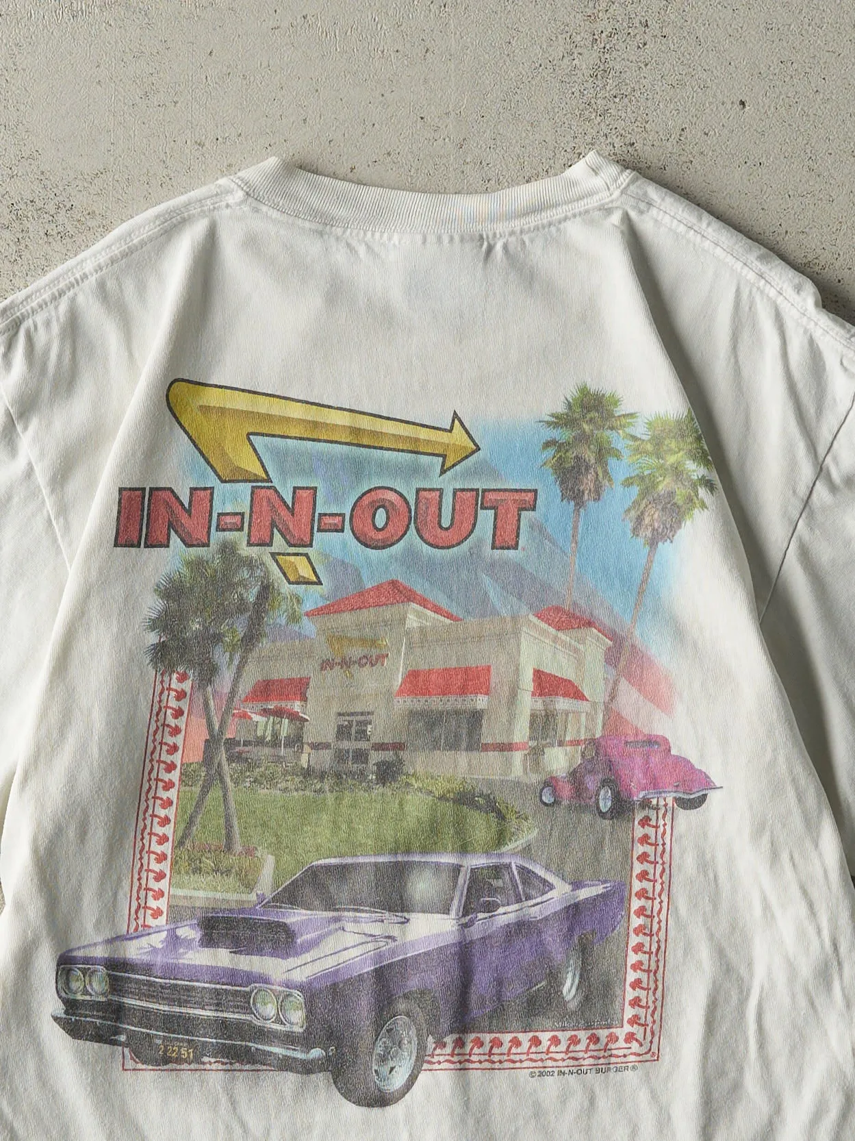 Vintage 02' White In-N-Out Burger Las Vegas Tee (S) sold by Rebalance Vintage product image thumbnail 4