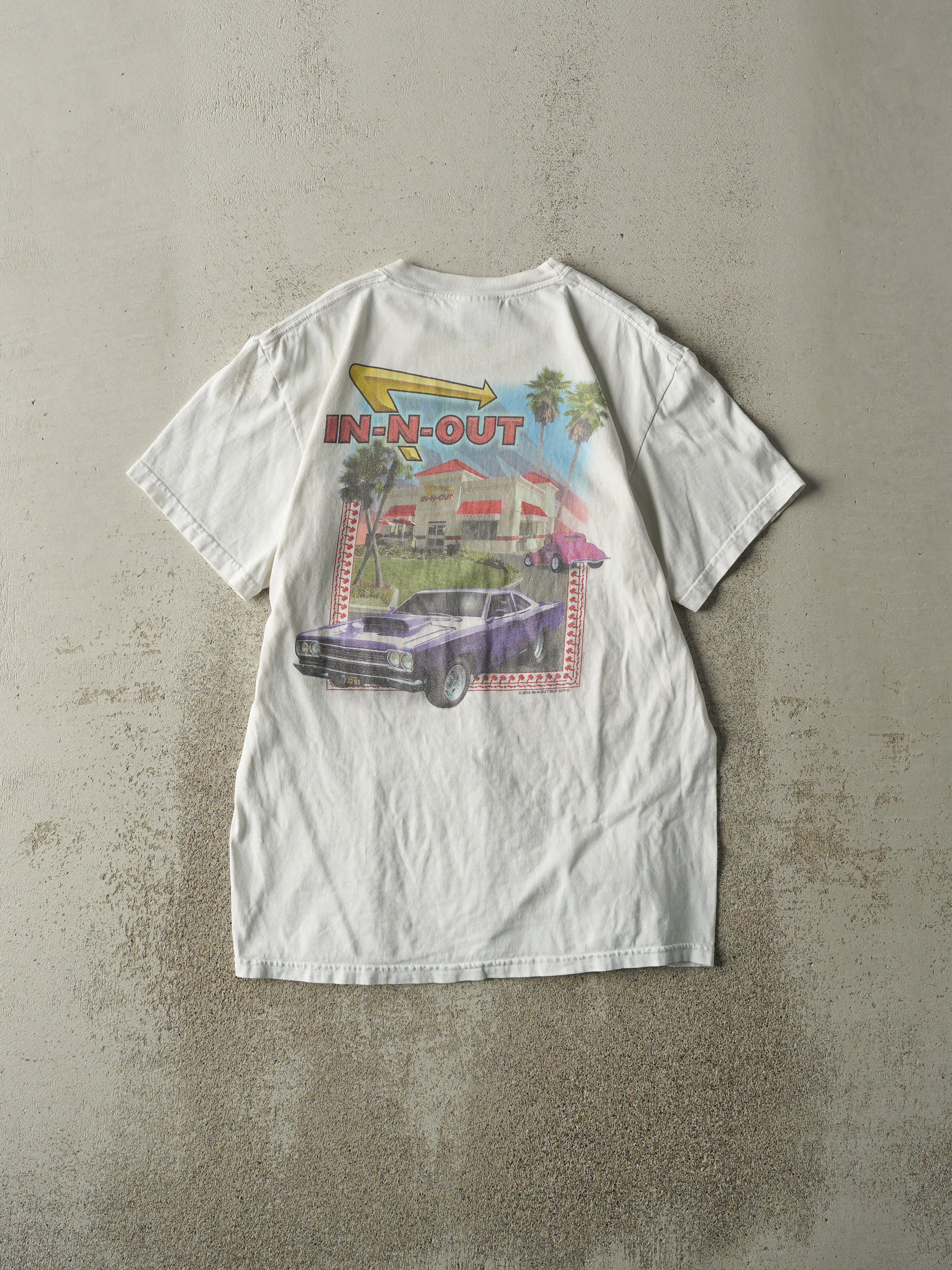 Vintage 02' White In-N-Out Burger Las Vegas Tee (S) sold by Rebalance Vintage