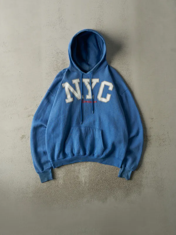 Vintage 90s Blue NYC Hoodie (M) sold by Rebalance Vintage