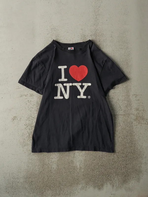 Vintage Y2K Black "I Love NY" Tee (S/M) sold by Rebalance Vintage