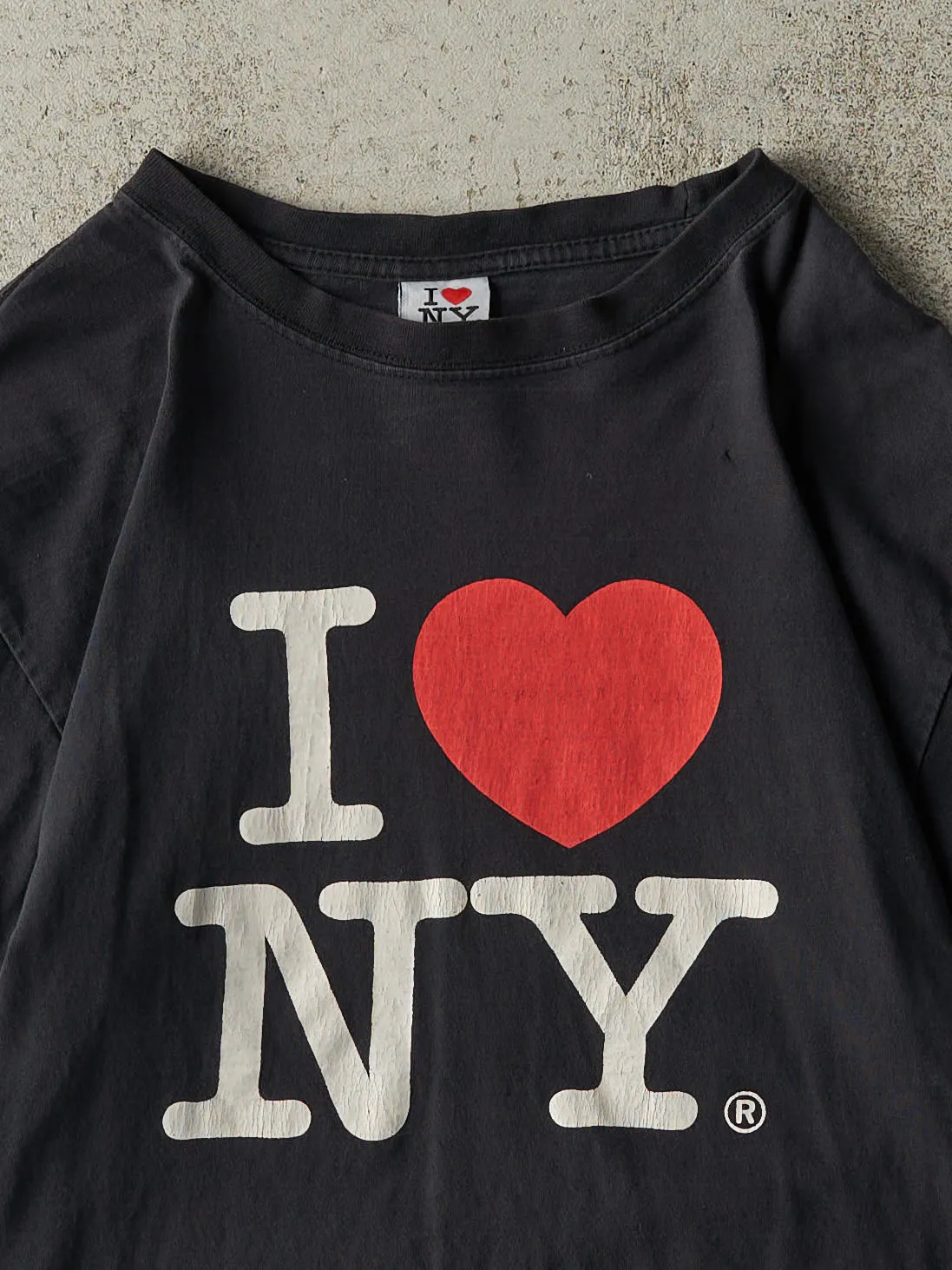 Vintage Y2K Black "I Love NY" Tee (S/M) sold by Rebalance Vintage product image thumbnail 2