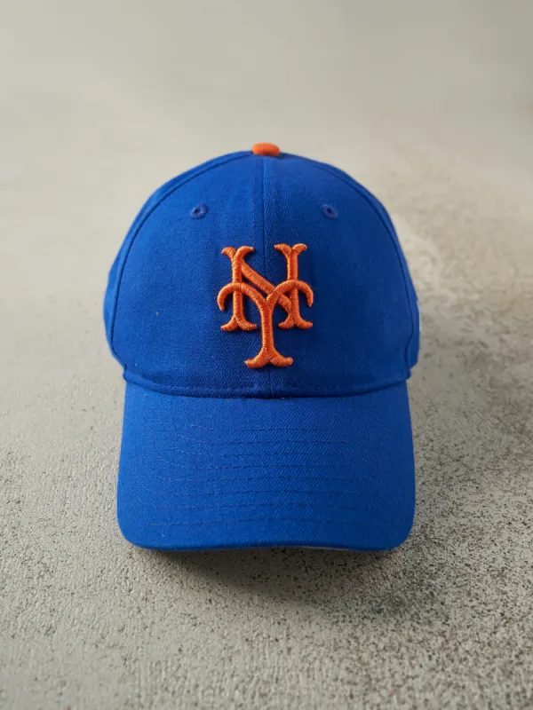 Vintage Y2K Blue New York Mets Velcro Hat sold by Rebalance Vintage