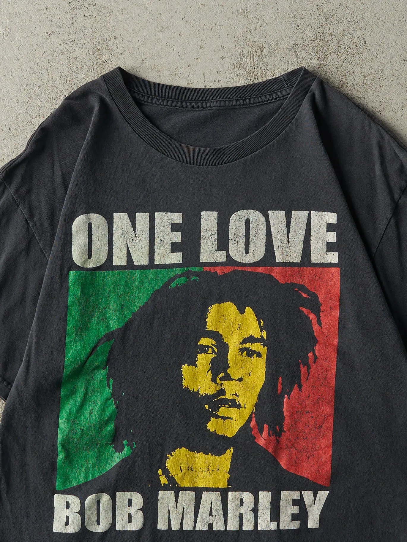 Vintage Y2K Black Bob Marley One Love Tee (M) sold by Rebalance Vintage product image thumbnail 2