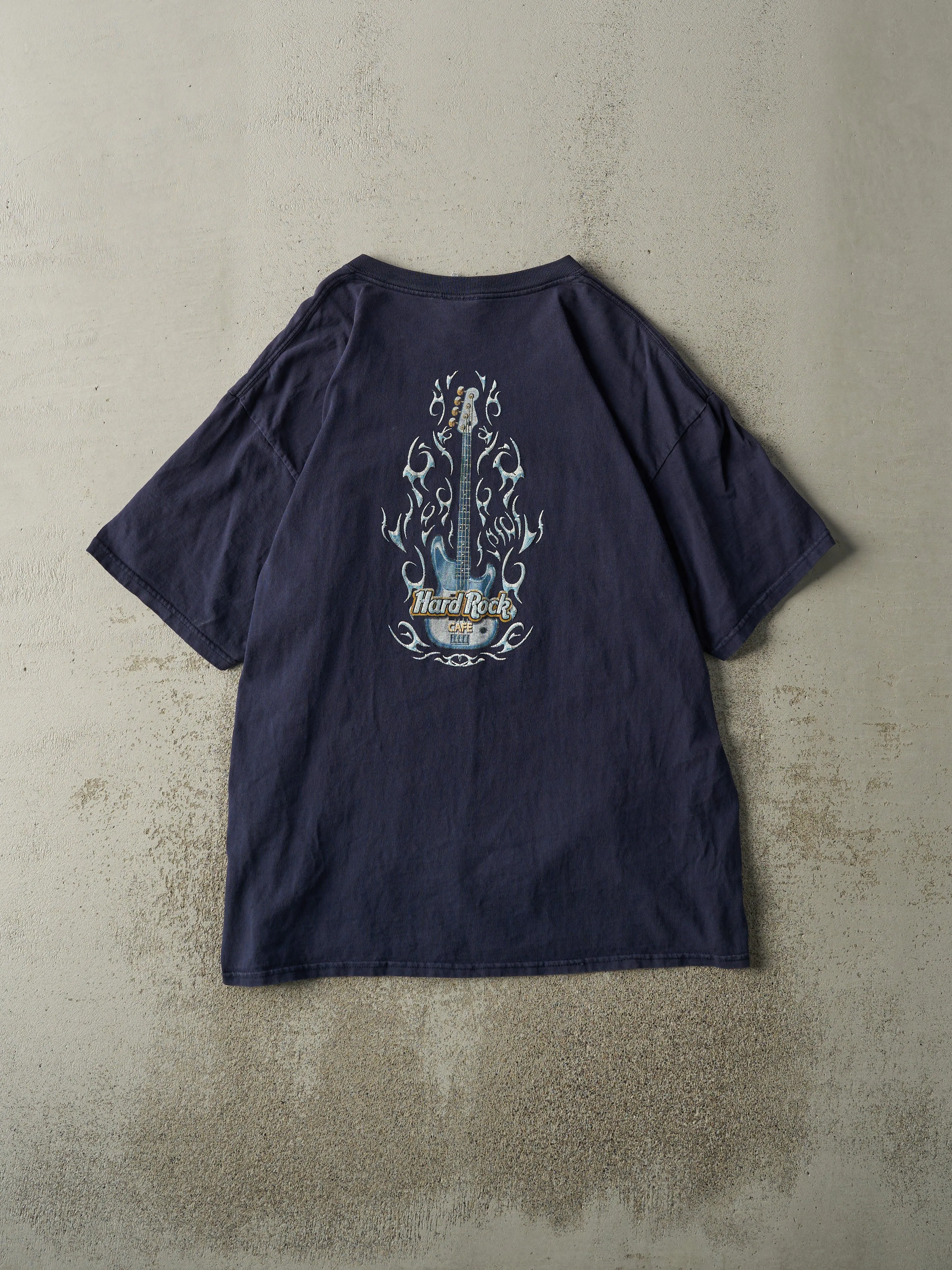 Vintage Y2K Navy Blue Hard Rock Cafe Honolulu Tee (L) sold by Rebalance Vintage