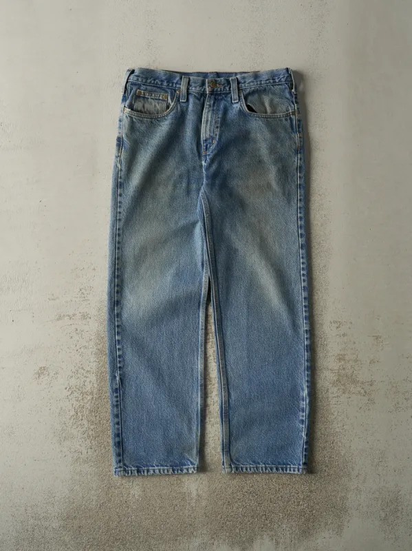Vintage 90s Mid Wash Carhartt Jeans (34x30) sold by Rebalance Vintage