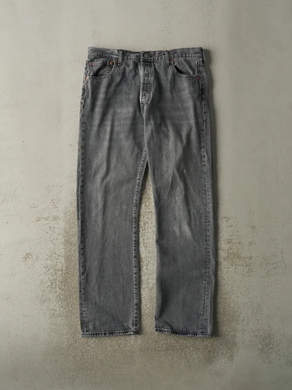 Vintage Y2K Grey Levi's 501 Denim Pants (35.5x32) sold by Rebalance Vintage
