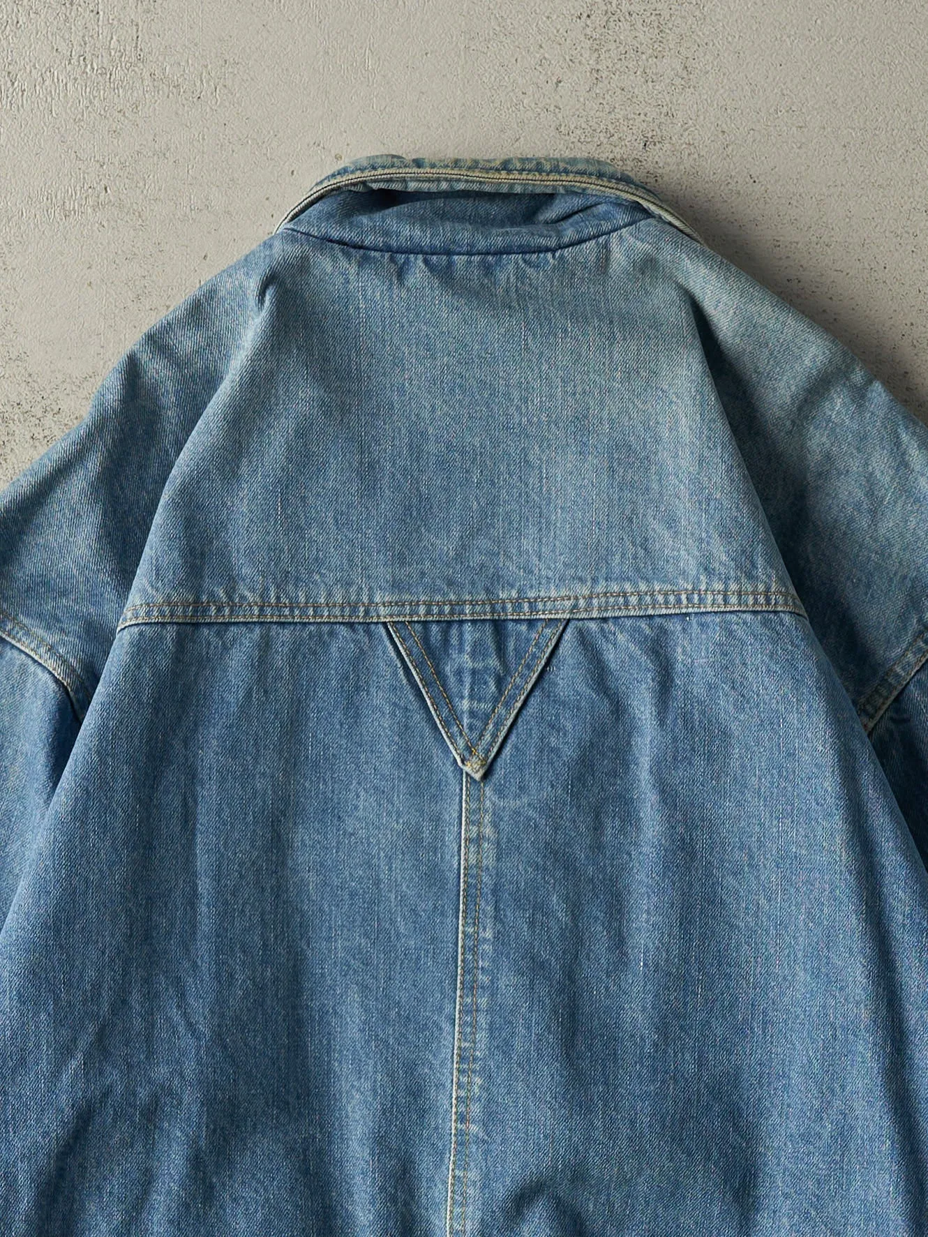 Vintage 90s Light Wash Lee Denim Work Jacket (M/L) sold by Rebalance Vintage product image thumbnail 4