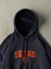Vintage Y2K Navy Blue Embroidered Chicago Bears Hoodie (XL) sold by Rebalance Vintage
